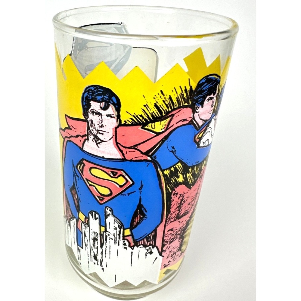 1978 Pepsi Superman Movie DC Comics From Kal—el The Child To Man of Steel Glass